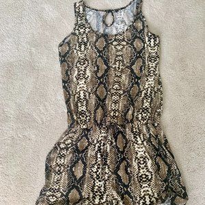 Anrabess Sleeveless Printed Romper